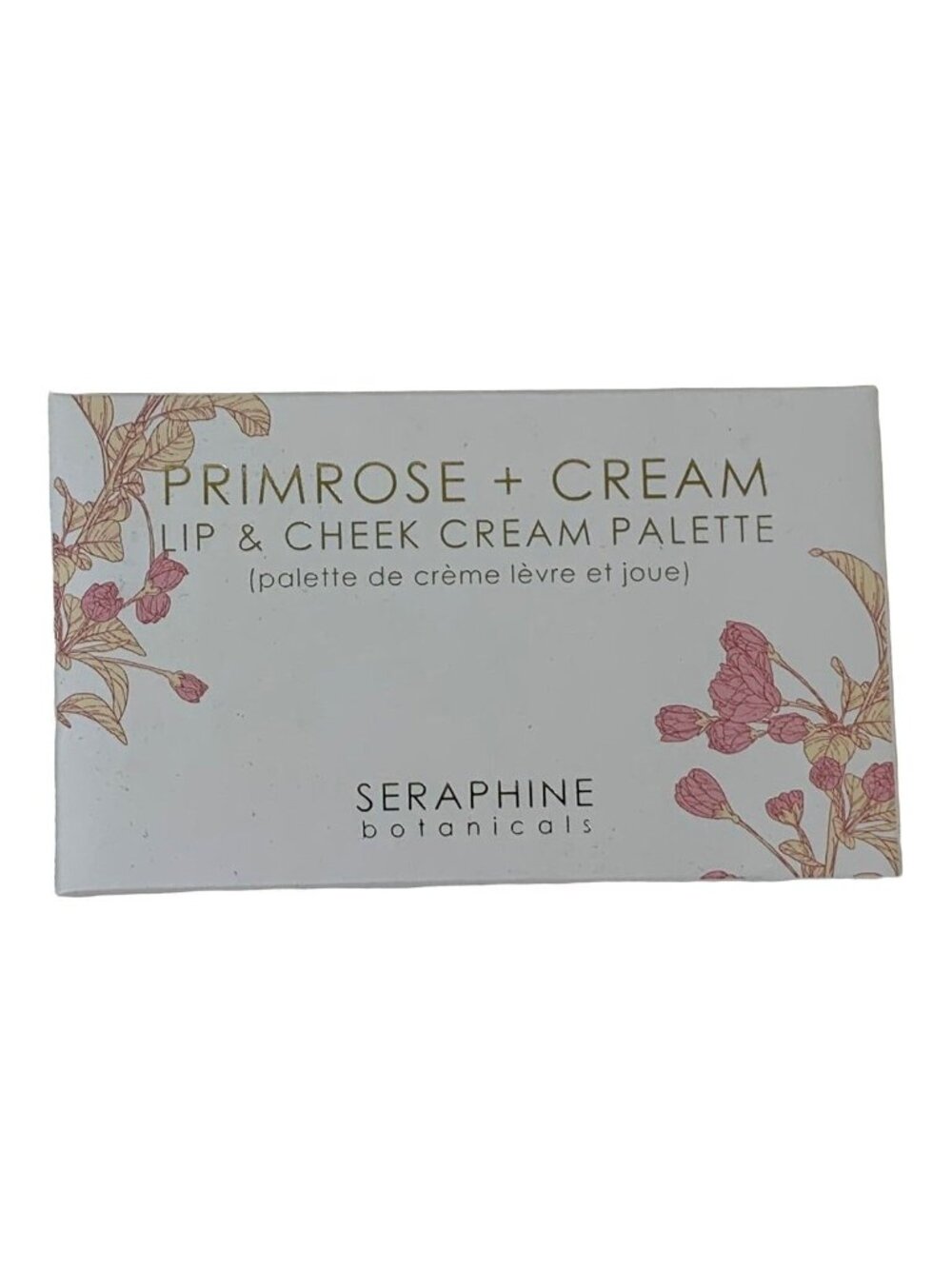 Seraphine Botanicals Primrose + Cream Palette Lip & Cheek Compact Hydration NEW